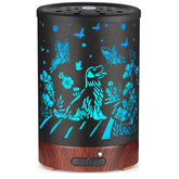 Kobodon essential oils diffuser with 7 color LED lights for ambient mood lighting.