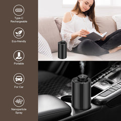 KONCHILE diffuser USB-C charging port enables quick recharging.