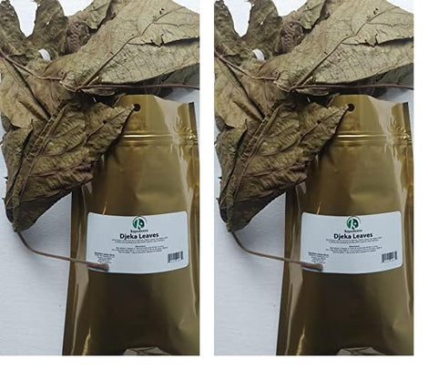 KOPABANA Green Djeka Leaves pack front view for herbal tea preparation.