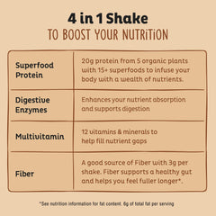 KOS vegan protein label emphasizing USDA Organic and clean ingredients