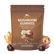 KPOAPERA Mushroom Gummies Raspberry bottle front for daily focus support
