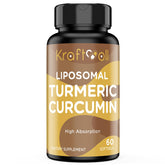 Kraftvoll liposomal turmeric bottle for high absorption and daily wellness