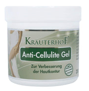 Krauterhof Anti-Cellulite Gel bottle with thermo-active action for smoother-looking skin.