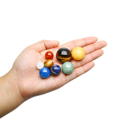 KRISININE Solar System Mars gemstone ball brightens shelves and inspires curiosity.