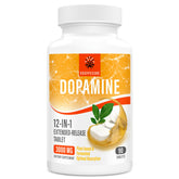 Kroppssund dopamine supplement bottle front, showcasing natural formula for daily routine
