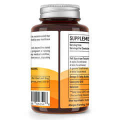 Kroppssund Tocotrienols packaging with seal highlighting purity and no additives.