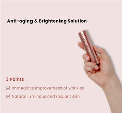 Application between eyes with KSECRET Balm to target fine lines.