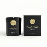 ktyixu Amber Allure candle jar closeup highlights premium craftsmanship for a refined space