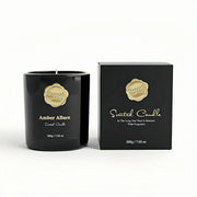 ktyixu Amber Allure candle jar closeup highlights premium craftsmanship for a refined space