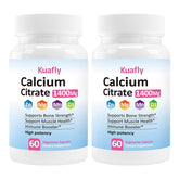 KUAFLY Calcium Citrate 1400mg bottle front, highlighting bone support potential.