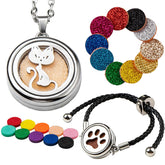 Kullder cat paw diffuser bracelet showcased for on-the-go aromatherapy.