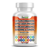 Kun Shafi Ceylon Cinnamon Complex bottle with capsules for daily wellness support