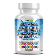 Kun Shafi VitalMoss sea moss bottle for daily wellness support.