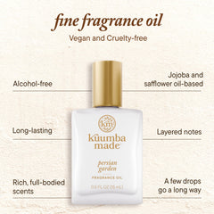 Kuumba Made Persian Garden Fragrance Oil dab on neck for subtle fragrance