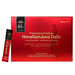 KWANGDONG Premium Korean Red Ginseng Daily Stick for sustained energy.