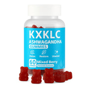 KXKLC Organic Ashwagandha Gummies bottle signaling a daily calm ritual