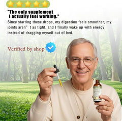 Olive leaf imagery with RESONA branding signaling antioxidant-inspired vegan-friendly formula