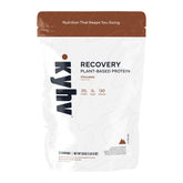 Kyhv Nutrition Recovery Protein Powder chocolate bag front, vegan formula