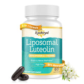 Kynderynl liposomal luteolin 200mg bottle with 60 softgels supports daily focus and clarity.