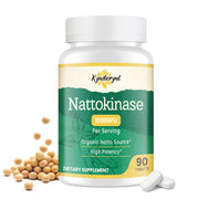 Kynderynl nattokinase tablet with enteric coating for intestinal release and circulation support.