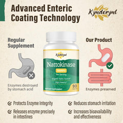 Kynderynl plant-based fermentation process image illustrating vegan nattokinase production.