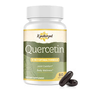Kynderynl Quercetin 1000mg bottle emphasizes joint support and antioxidant benefits.