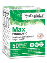 Kyo-Dophilus Max Probiotics bottle front showing 50B CFU for digestive balance