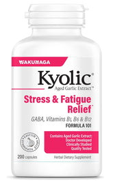 Kyolic Aged Garlic Extract 101 bottle: odorless, organic daily wellness