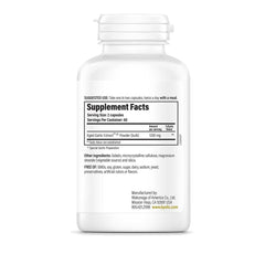 Close-up label of Kyolic Formula 200 emphasizing quality.