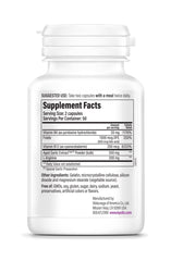 Close-up of Kyolic aged garlic extract capsules; odorless, gentle on the stomach design.