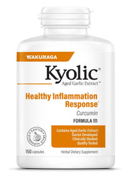 Kyolic Aged Garlic Extract Formula 111 bottle with odorless capsules for everyday wellness support