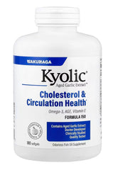 Kyolic Cholesterol and Circulation Softgels bottle promoting heart health and cholesterol balance