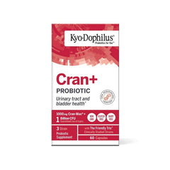 Kyolic Cran+ urinary health scene suggesting daily routine and hydration.