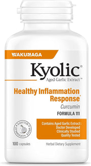 Kyolic Curcumin bottle highlights Meriva turmeric blend for joint support.