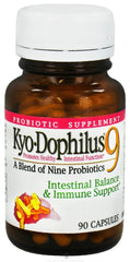 Kyolic Kyo Dophilus 9 bottle front view for daily gut routine