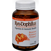 Kyolic KYO-DOPHILUS bottle front, a daily probiotic supplement.