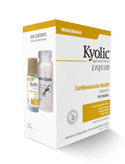 Kyolic liquid dispense-pour demonstrates easy dosing and versatile use.