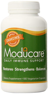 Kyolic Moducare 180 vegetarian capsules in a bottle supporting immune balance.