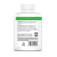 Kyolic Organic Garlic source emphasizes non-GMO, organic origin for wellness.