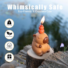 L&M Gifts capybara candle wax materials emphasize natural, clean-burning blend