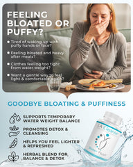 LA Cleanse Water Flush capsules close-up shows easy daily wellness