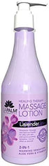 La Palm Sweet Lavender Dreams lotion bottle for silky skin and soothing hand and foot care