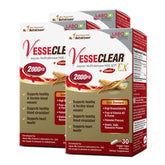 LABO Nutrition VesseCLEAR EX bottle highlights nattokinase NSK-SD potency for smooth circulation support.