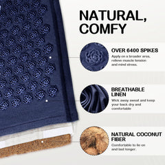 LadyRosian linen cover closeup emphasizes breathable fabric and dry feel.