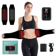 LAFCARE Red Light Belt back view for relaxing warmth and targeted comfort.