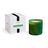 LAFCO Jungle Bloom bottle with hand-blown vessel enhances decor and ambiance.