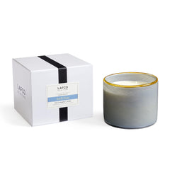 LAFCO New York Sea & Dune 3-Wick candle in a hand-blown glass vessel enhances ambiance