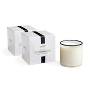 LAFCO New York Signature Champagne candle in a hand-blown glass vessel for refined ambiance.