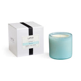 LAFCO New York Signature Marine candle jar front, long-lasting coastal aroma to elevate living spaces.