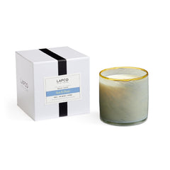 LAFCO New York Sea & Dune candle in a hand-blown glass vessel offering extended aroma.